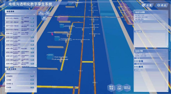 透明变电站(换流站)二次及低压电缆勘探及数字李生系统